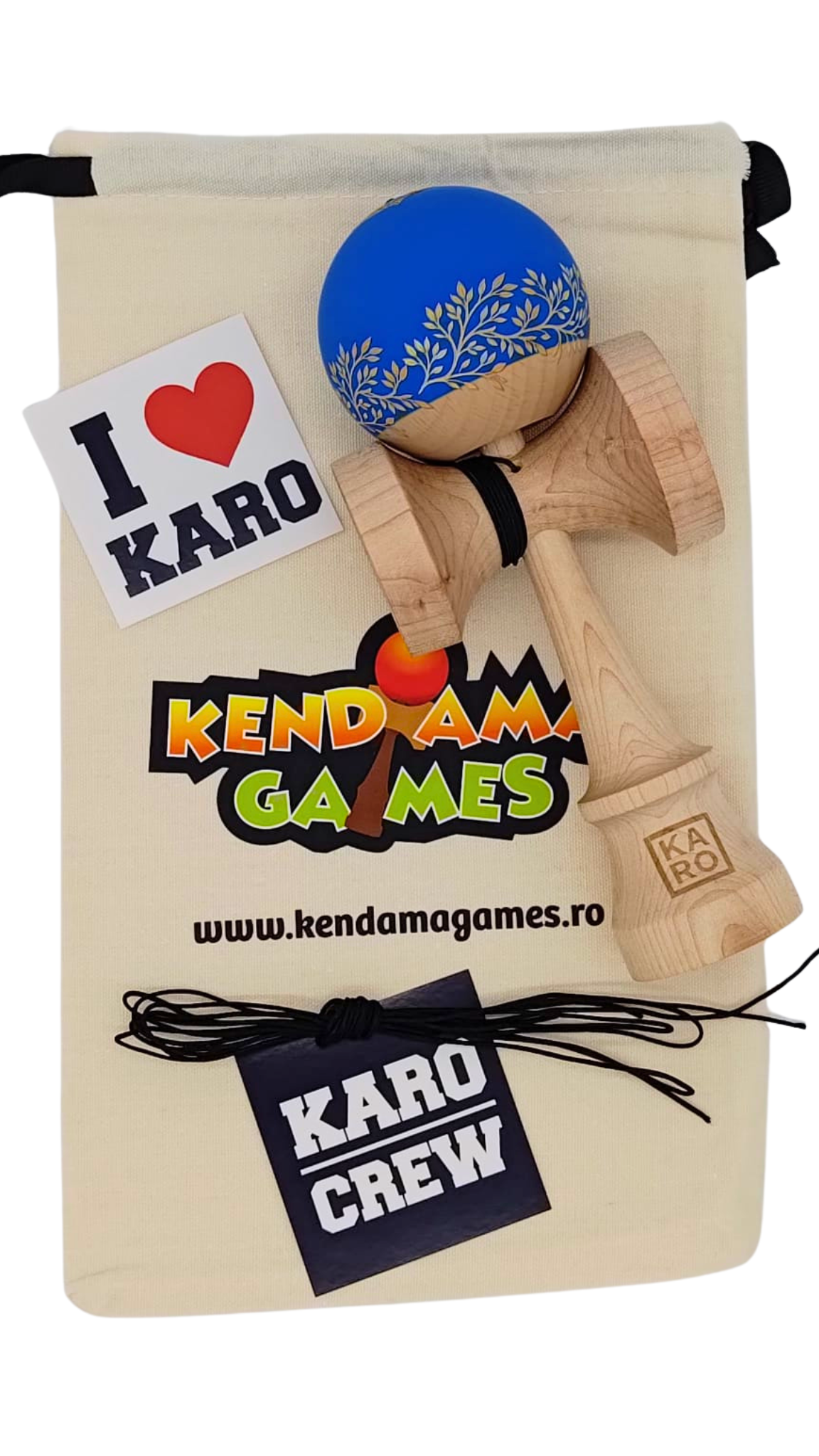 Kendama KARO Golden Owl Maple 🍁- Antiskid  - Image 3