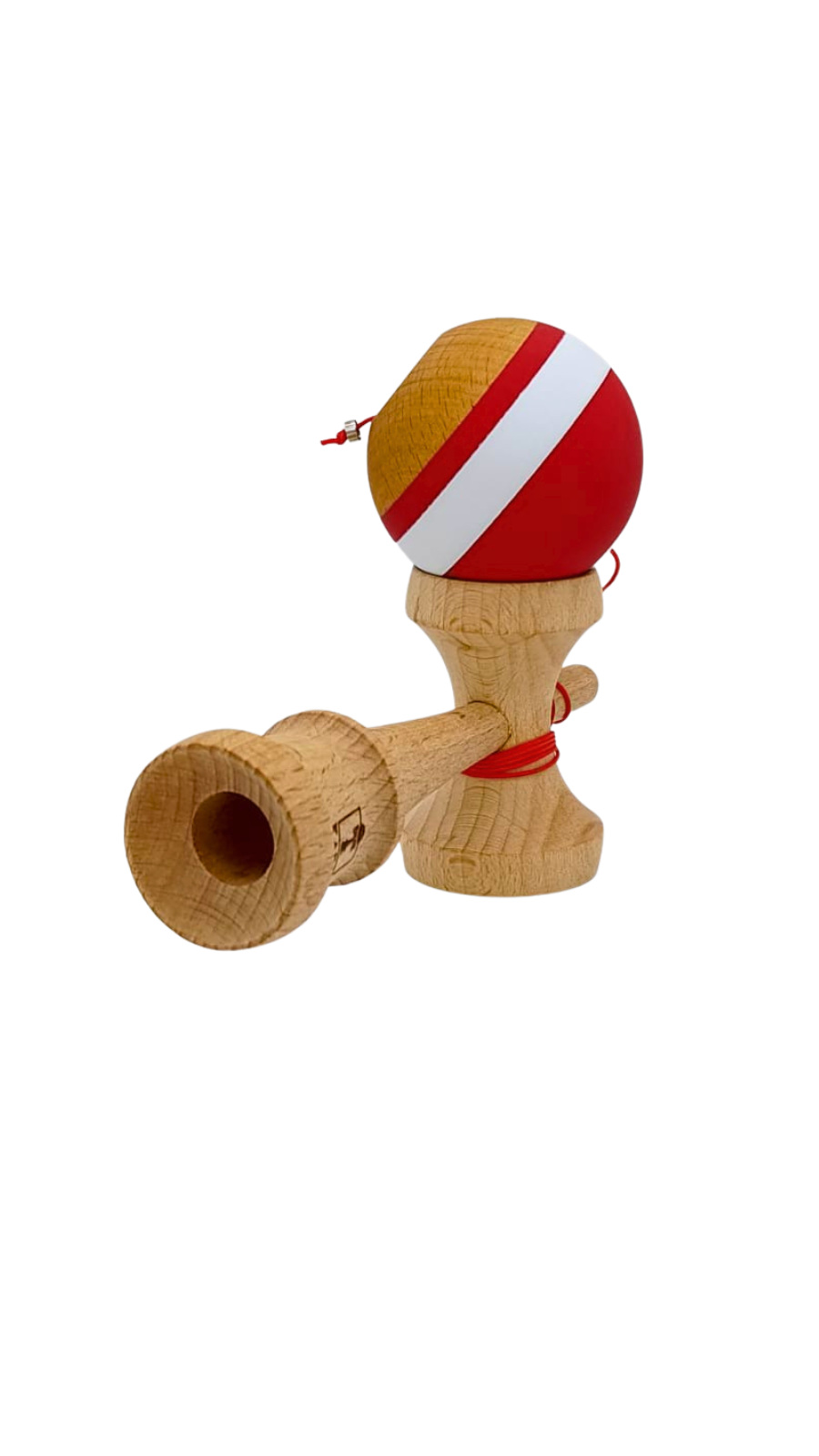 Kendama KARO Crimson Velocity V2 Cupe Mari Grip Rubber - Image 2