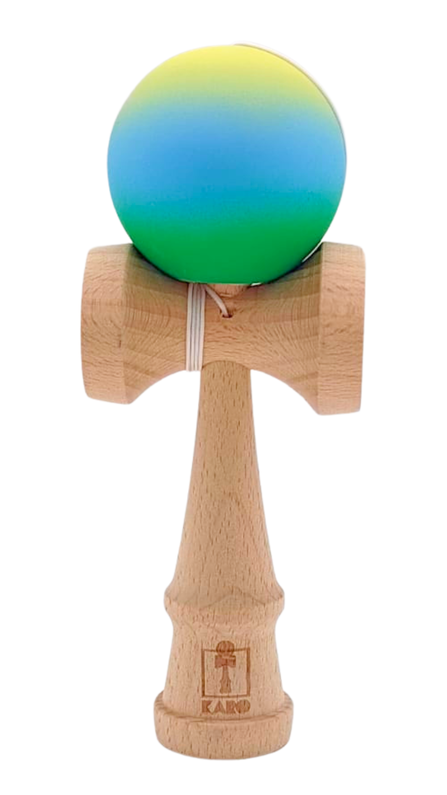 Kendama KARO Ocean Lime Fade Grip
